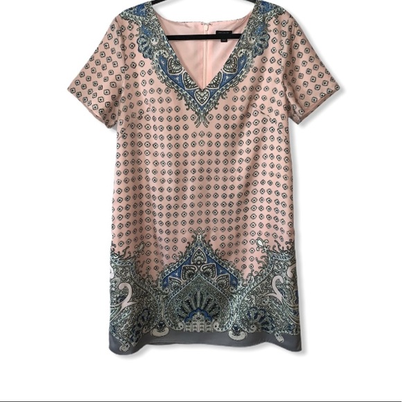 Ann Taylor Paisley Print Shift Dress - Picture 4 of 12